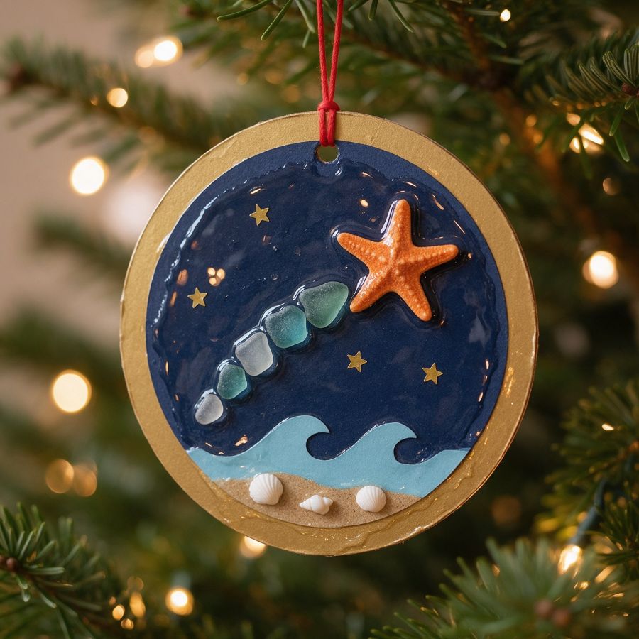 Medaglione del mare: stella cometa (immagine illustrativa)