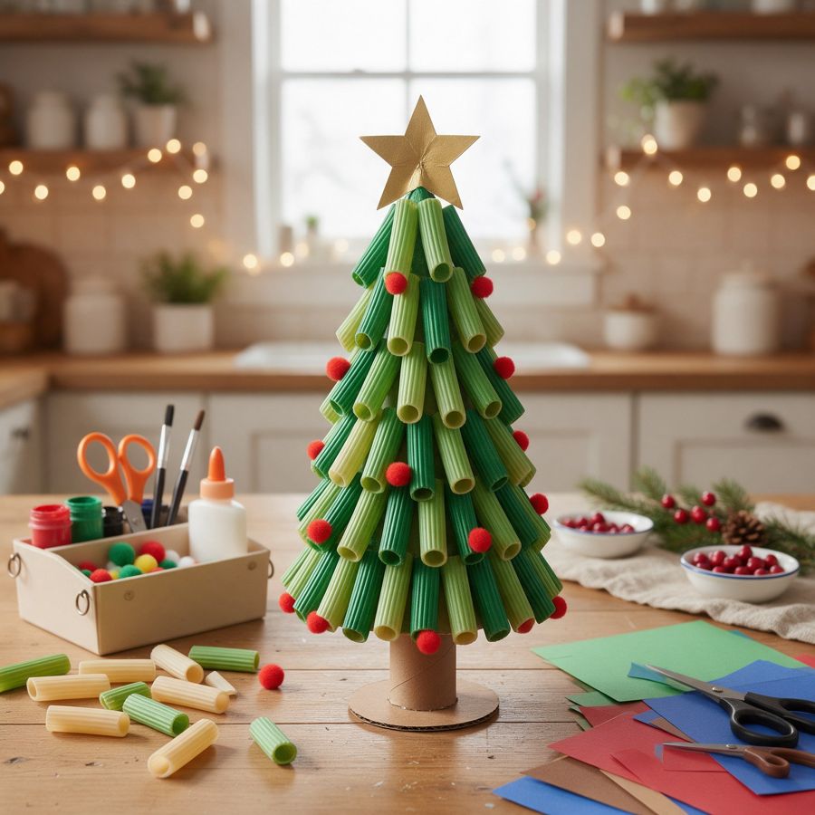 Albero di rigatoni a strati (immagine illustrativa)