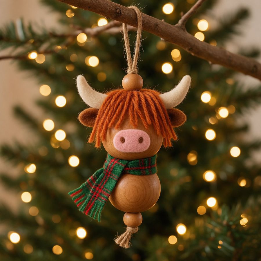 Mucca delle Highland di perle (immagine illustrativa)