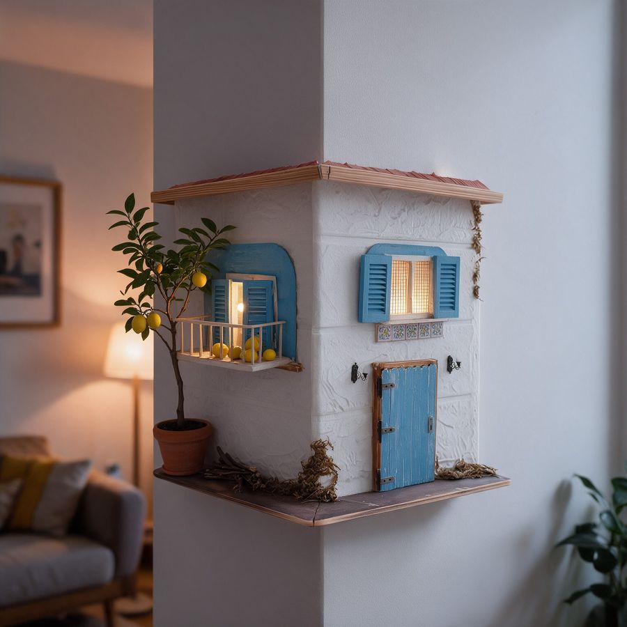 La casa bianca d'angolo · Costiera