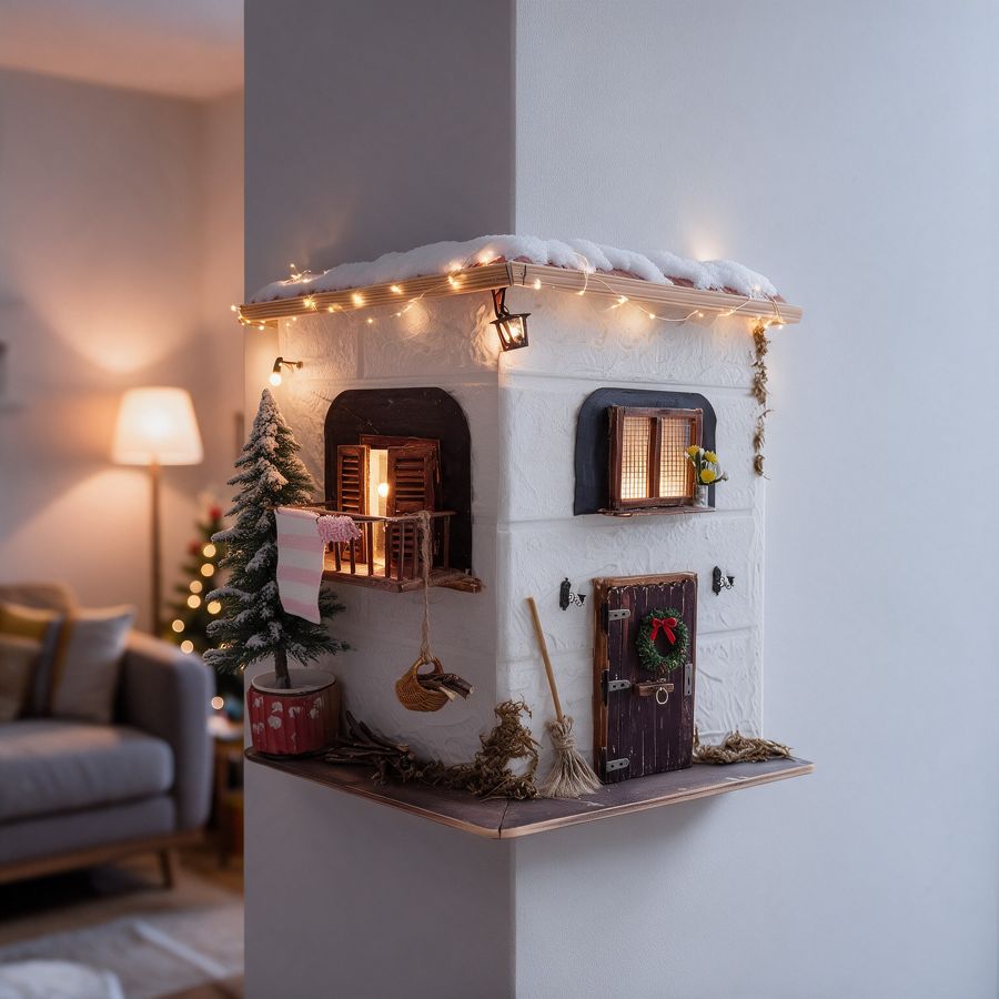 La casa bianca d'angolo · Natale