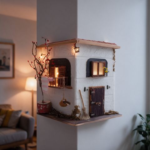 La casa bianca d'angolo