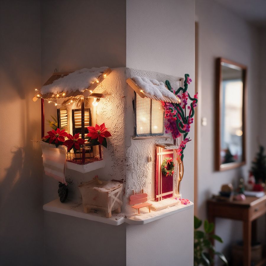 La casa della bouganville d'angolo · Natale