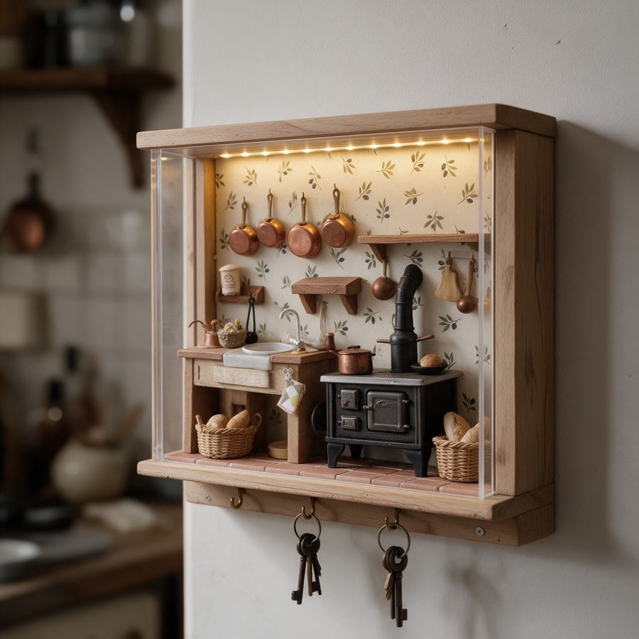 La cucina da parete · Rustica